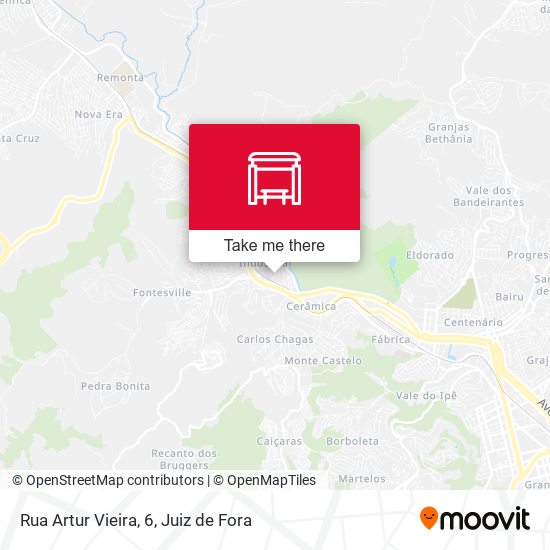 Rua Artur Vieira, 6 map