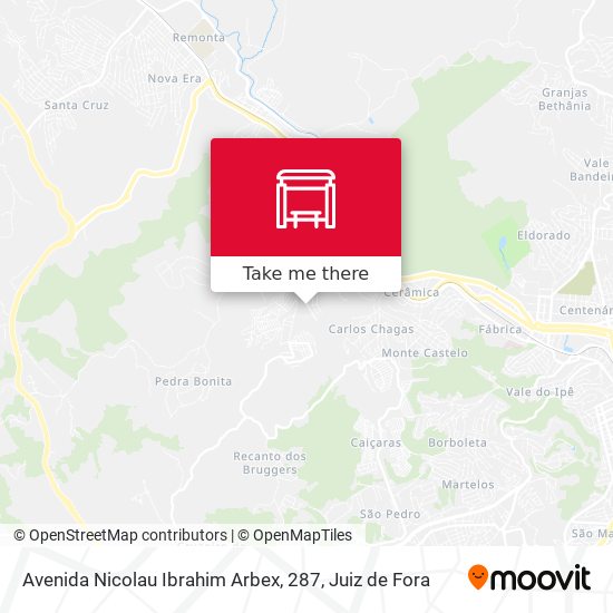 Avenida Nicolau Ibrahim Arbex, 287 map