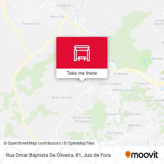 Rua Omar Baptista De Oliveira, 81 map