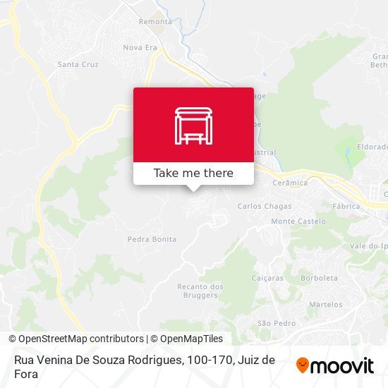 Rua Venina De Souza Rodrigues, 100-170 map