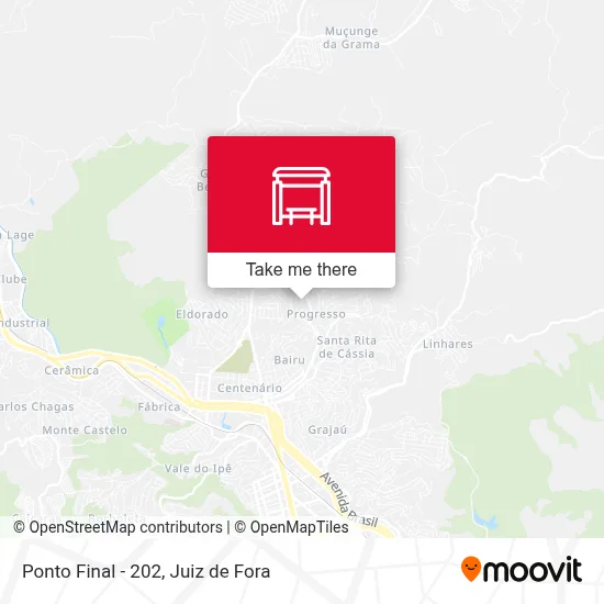 Ponto Final - 202 map