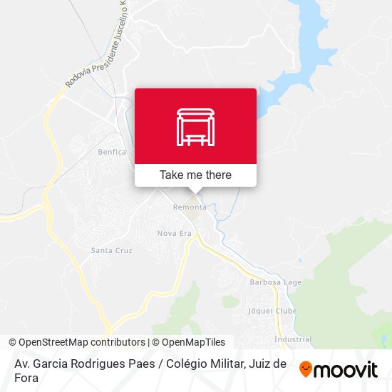 Av. Garcia Rodrigues Paes / Colégio Militar map