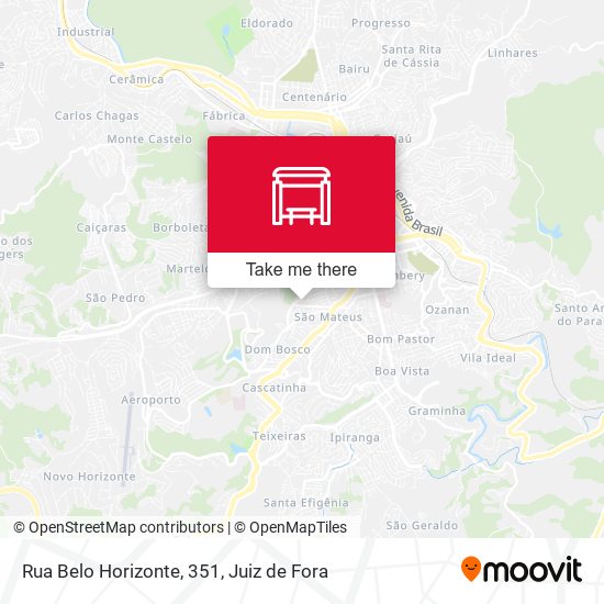 Mapa Rua Belo Horizonte, 351