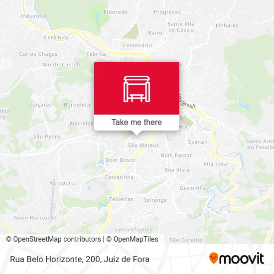 Rua Belo Horizonte, 200 map