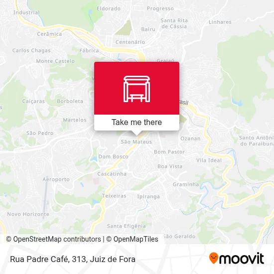 Rua Padre Café, 313 map