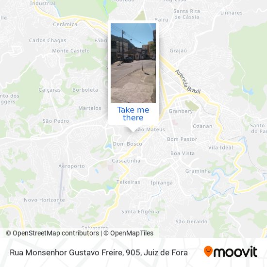 Mapa Rua Monsenhor Gustavo Freire, 905