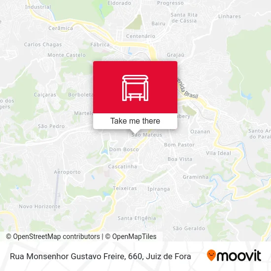 Rua Monsenhor Gustavo Freire, 660 map