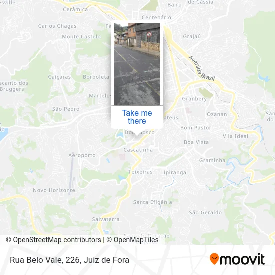 Rua Belo Vale, 226 map