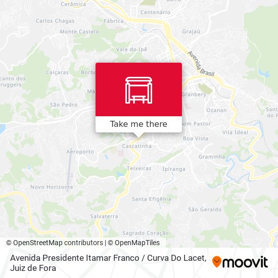 Avenida Presidente Itamar Franco / Curva Do Lacet map