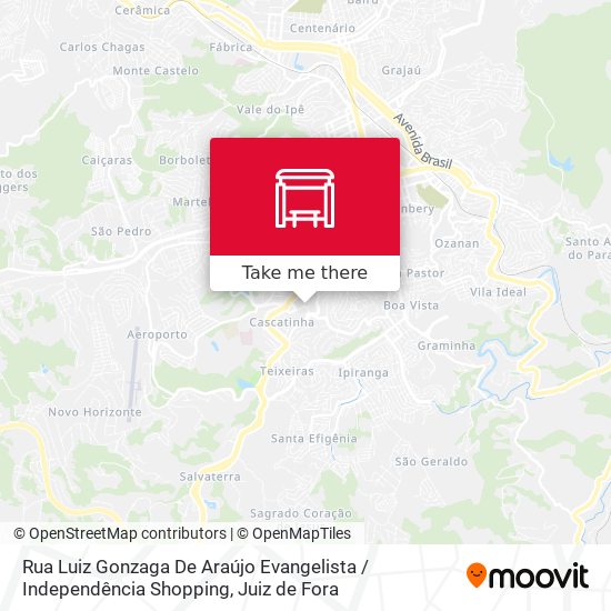 Mapa Rua Luiz Gonzaga De Araújo Evangelista / Independência Shopping