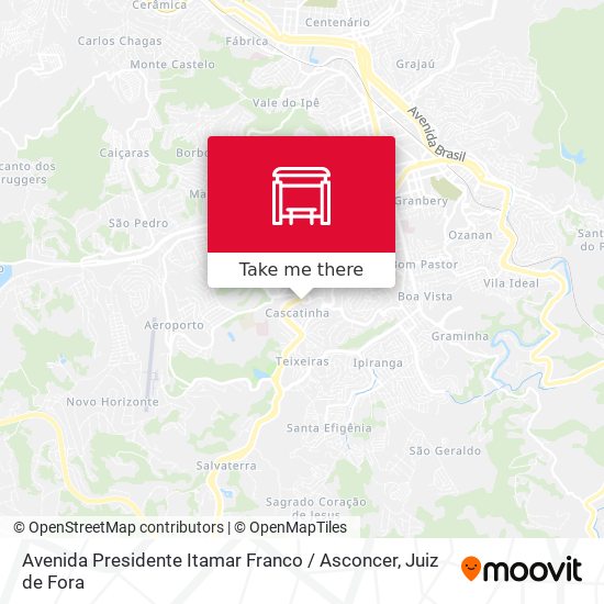 Avenida Presidente Itamar Franco / Asconcer map