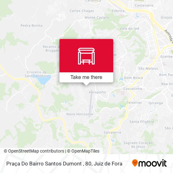 Praça Do Bairro Santos Dumont , 80 map