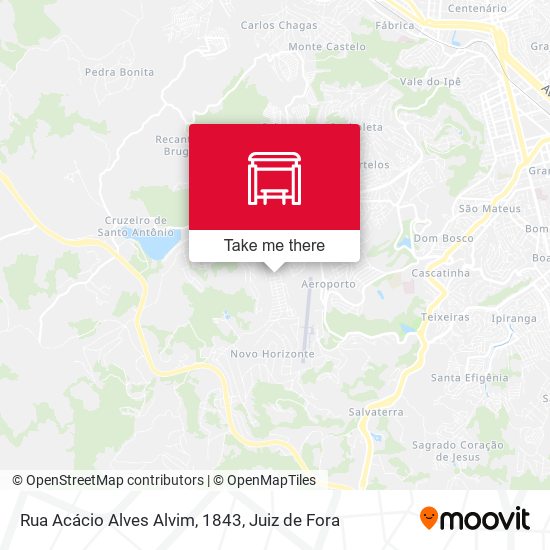 Rua Acácio Alves Alvim, 1843 map