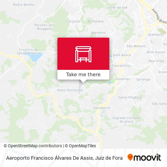 Aeroporto Francisco Álvares De Assis map