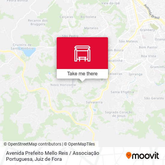 Avenida Prefeito Mello Reis / Associação Portuguesa map