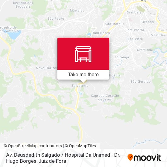 Av. Deusdedith Salgado / Hospital Da Unimed - Dr. Hugo Borges map