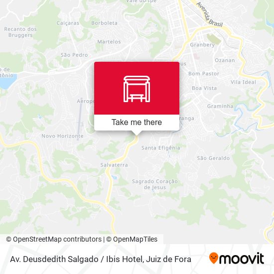 Mapa Av. Deusdedith Salgado / Ibis Hotel