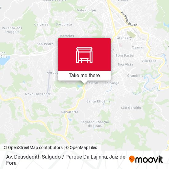 Mapa Av. Deusdedith Salgado / Parque Da Lajinha