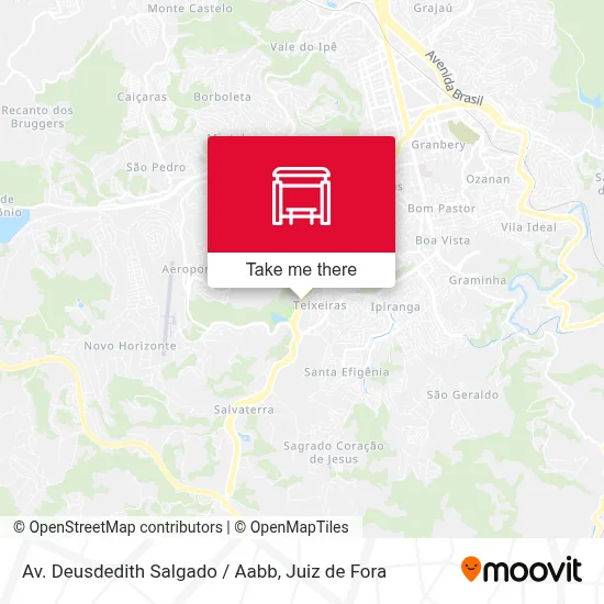 Av. Deusdedith Salgado / Aabb map