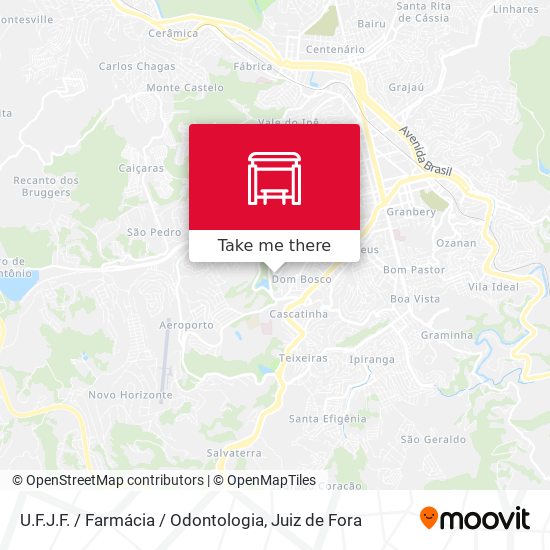 U.F.J.F. / Farmácia / Odontologia map