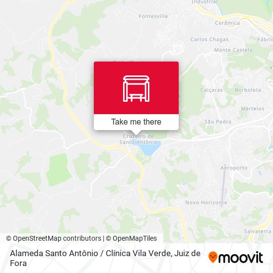 Alameda Santo Antônio / Clínica Vila Verde map