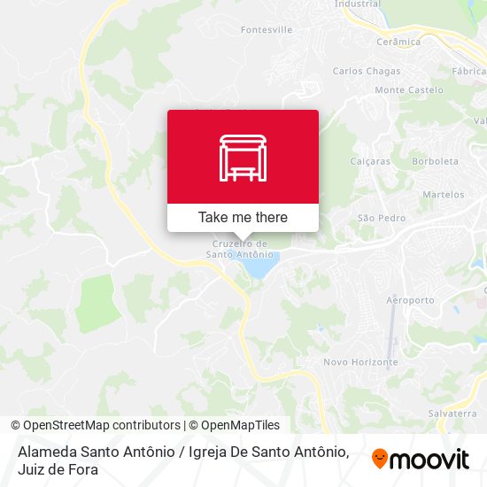 Alameda Santo Antônio / Igreja De Santo Antônio map