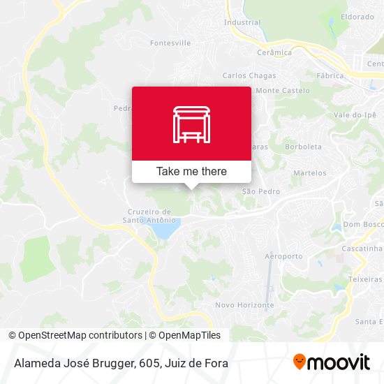 Alameda José Brugger, 605 map