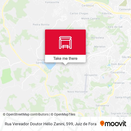 Mapa Rua Vereador Doutor Hélio Zanini, 599