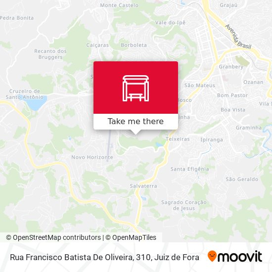 Rua Francisco Batista De Oliveira, 310 map