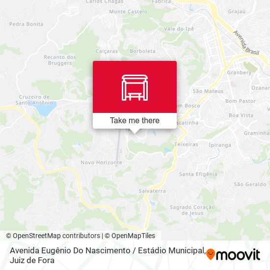 Avenida Eugênio Do Nascimento / Estádio Municipal map