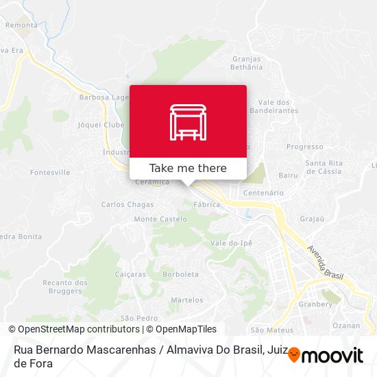 Mapa Rua Bernardo Mascarenhas / Almaviva Do Brasil