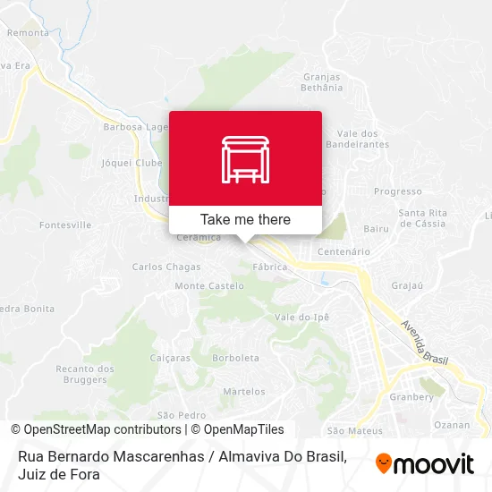 Rua Bernardo Mascarenhas / Almaviva Do Brasil map