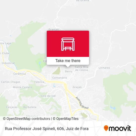 Rua Professor José Spineli, 606 map