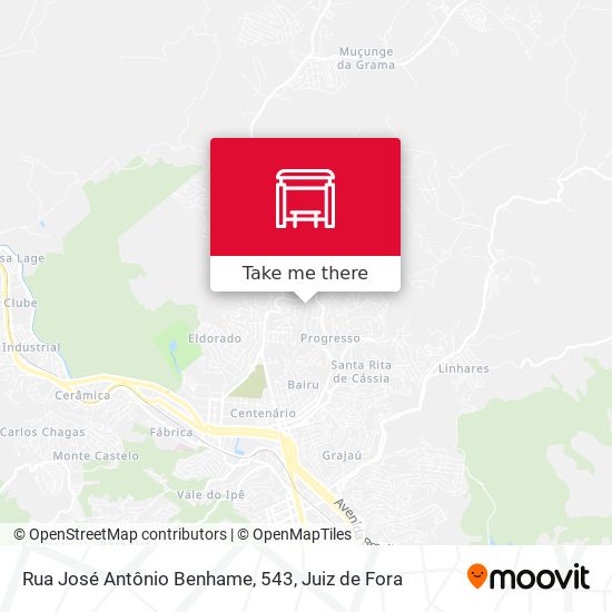 Rua José Antônio Benhame, 543 map