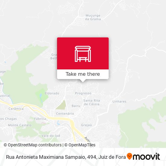 Mapa Rua Antonieta Maximiana Sampaio, 494