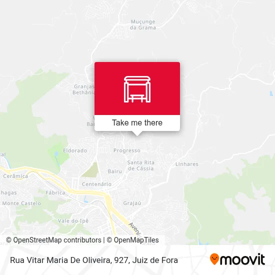 Rua Vitar Maria De Oliveira, 927 map