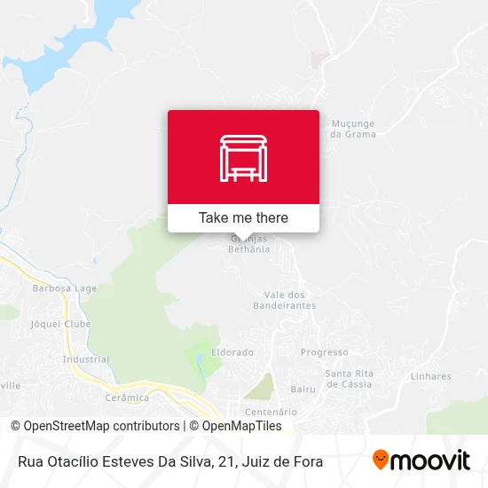 Rua Otacílio Esteves Da Silva, 21 map