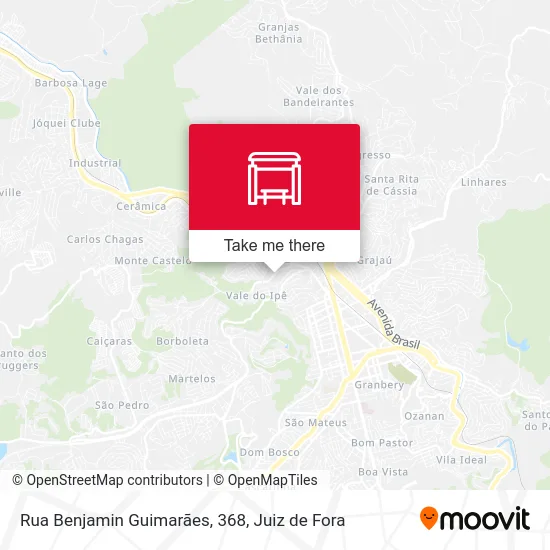 Rua Benjamin Guimarães, 368 map