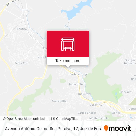 Avenida Antônio Guimarães Peralva, 17 map