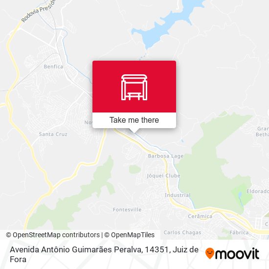 Avenida Antônio Guimarães Peralva, 14351 map