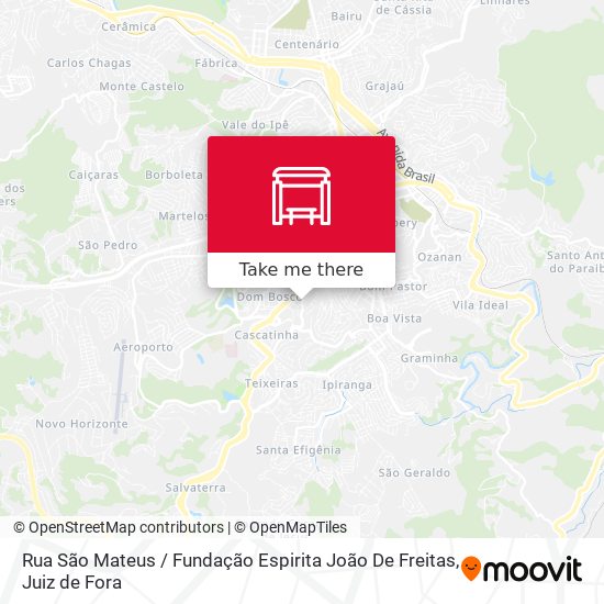 Rua São Mateus / Fundação Espirita João De Freitas map