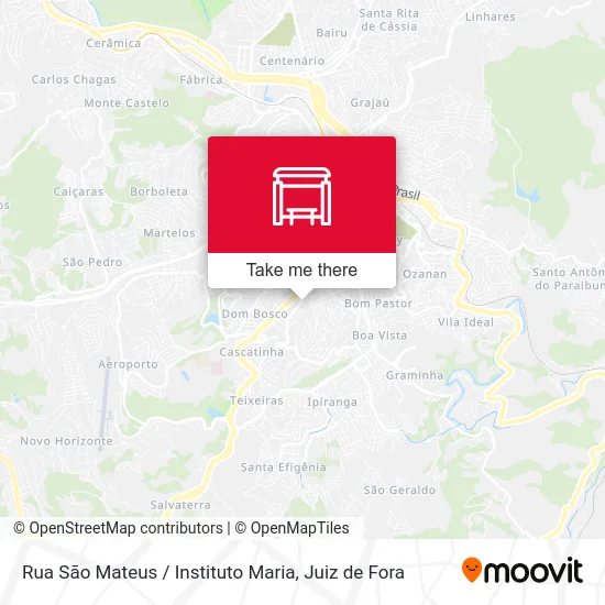Rua São Mateus / Instituto Maria map
