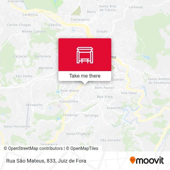 Rua São Mateus, 833 map