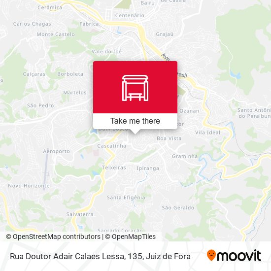 Rua Doutor Adair Calaes Lessa, 135 map