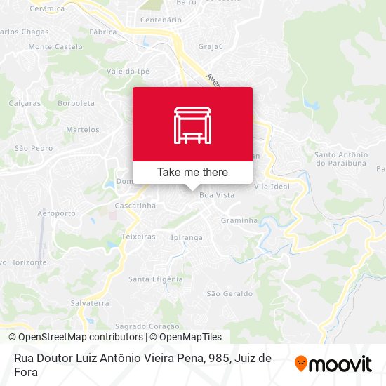 Rua Doutor Luiz Antônio Vieira Pena, 985 map