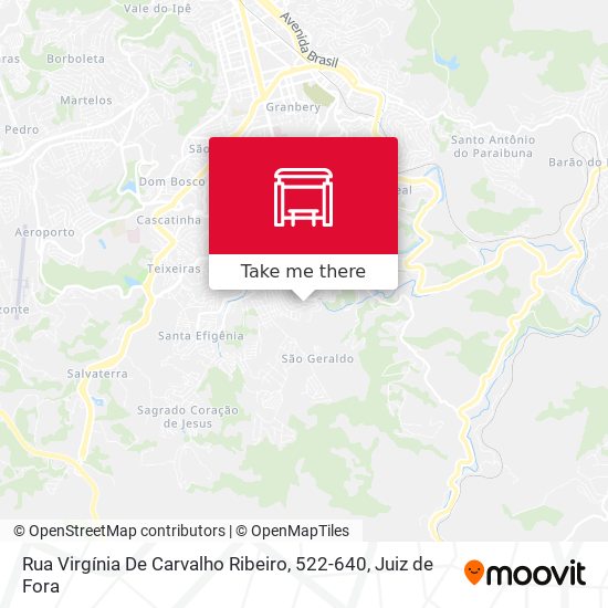 Rua Virgínia De Carvalho Ribeiro, 522-640 map