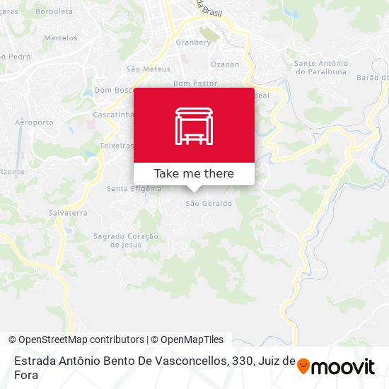 Estrada Antônio Bento De Vasconcellos, 330 map