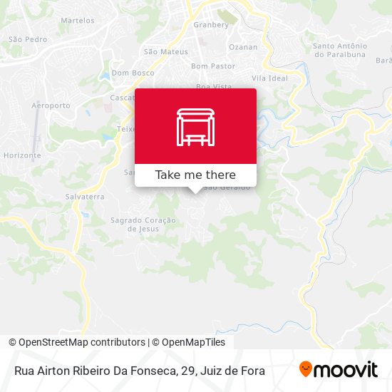 Mapa Rua Airton Ribeiro Da Fonseca, 29