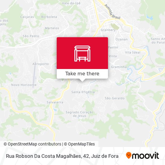 Mapa Rua Robson Da Costa Magalhães, 42