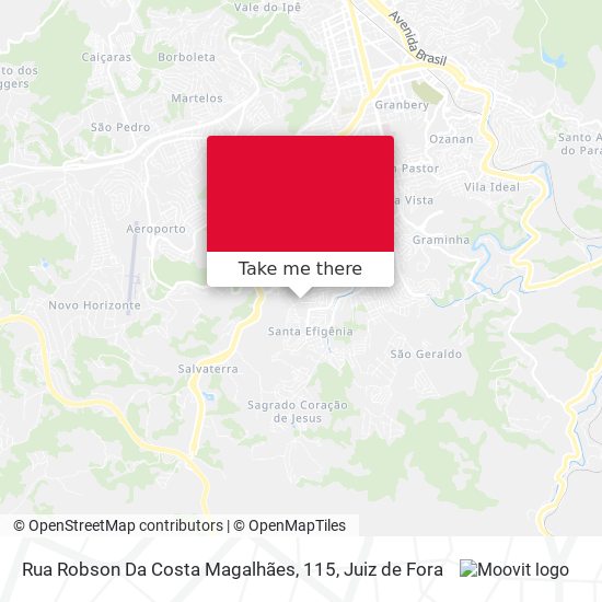 Rua Robson Da Costa Magalhães, 115 map